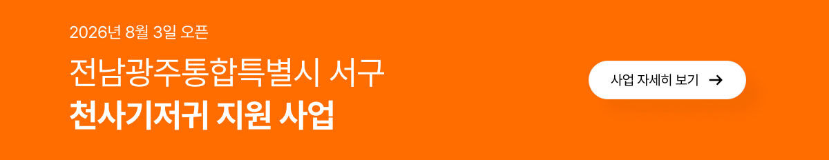 전남광주통합특별시 서구 천사기저귀 지원 사업 자세히 보기